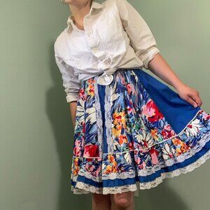 VINTAGE TATER SAX full circle skirt